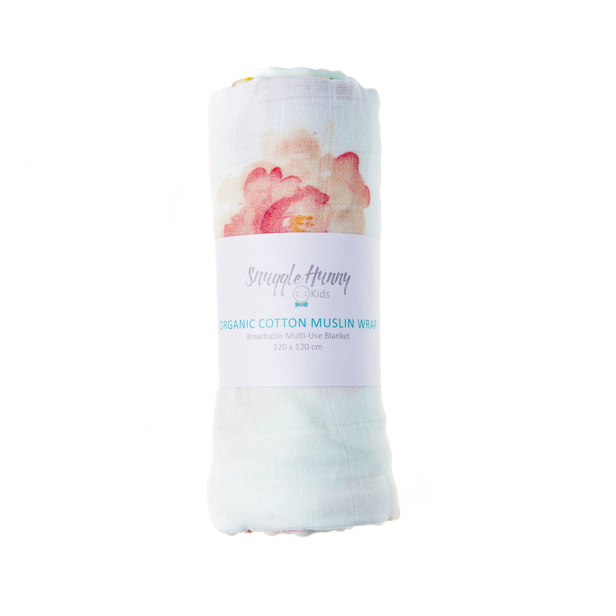 'Sorbet Bloom' Organic Muslin Wrap – The Little Boho