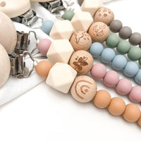 'Elements' Beaded Soother Clip