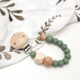 'Elements' Beaded Soother Clip