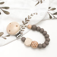'Elements' Beaded Soother Clip