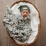 'Evergreen' Organic Muslin Wrap