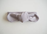 Topknot Headband - Classic Grey