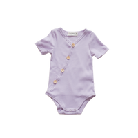 Short Sleeved Body Suit - Lilac