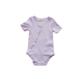 Short Sleeved Body Suit - Lilac