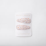 'Marguerite' Hair Clips - Blush Pink