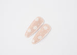'Daisy' Hair Clips - Apricot