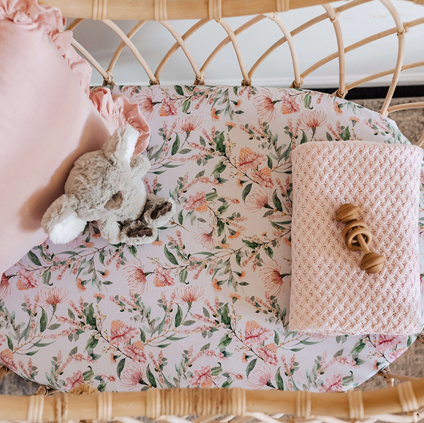 Bassinet cover sheet sales