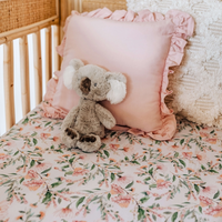 'Wattle' Fitted Cot Sheet