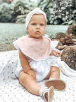 'Dreamer' Linen Baby Bib